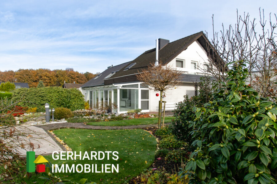 Ihr neues Zuhause mit Gartenparadies in Brüggen: Jetzt entdecken und verlieben! Ansehen! - Gartenansicht