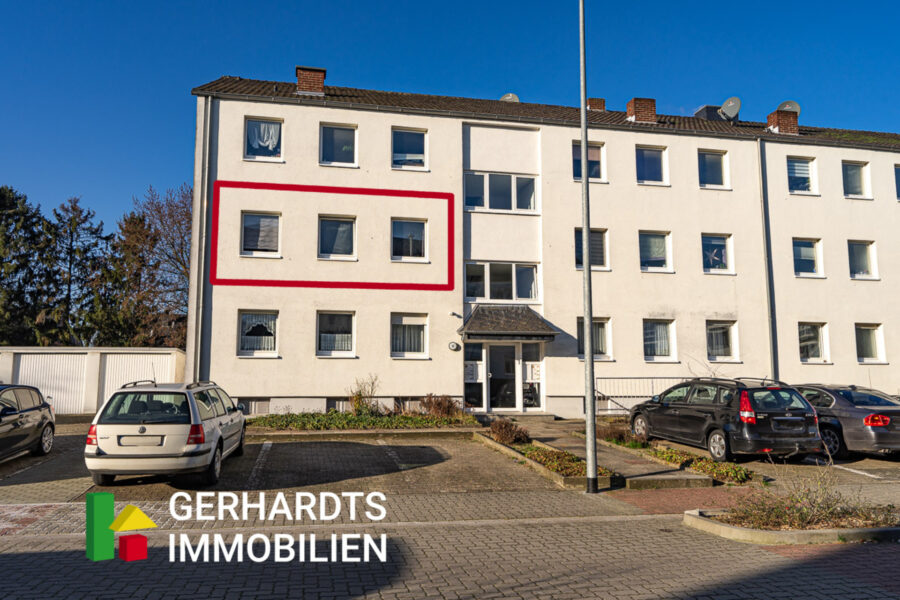 Langfristiges Investment mit sofortigen Erträgen – Behagliche Wohnung mit Garage in Brüggen-Bracht! - Straßenansicht